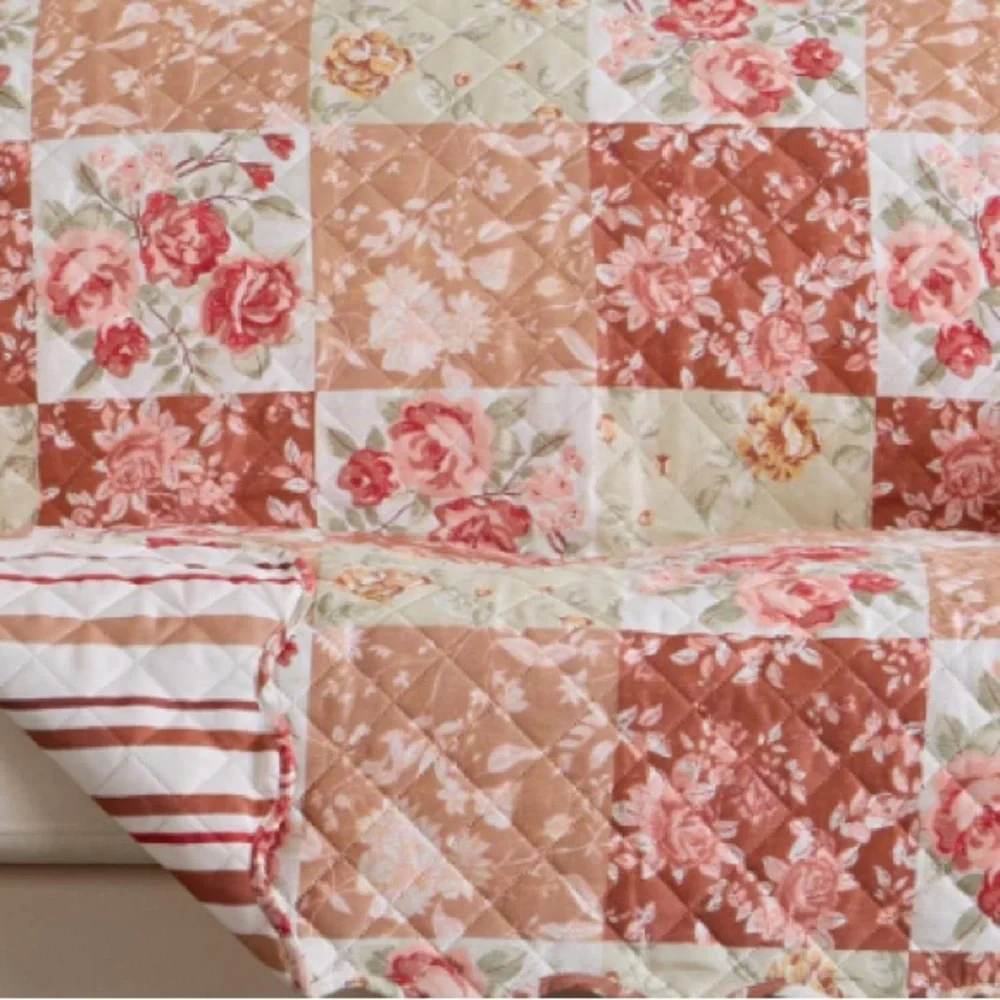 Floral Patchwork Sofa Cover